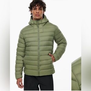 Aritzia super light puff men hoodie